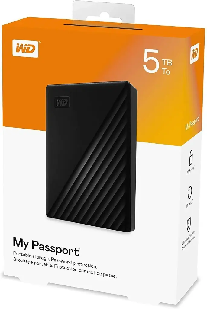 Western Digital My Passport 5TB Black HDD
