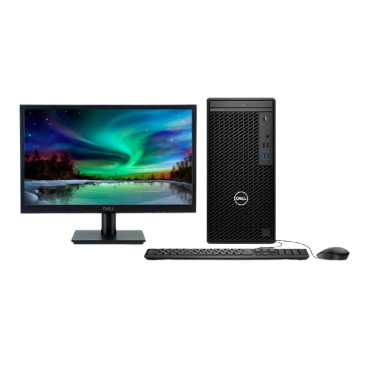 DESKTOP - DELL OPTIPLEX 3000 MT - INTEL I3 12100 MT 12TH GEN / DVD WRITER / 4GB RAM / 256GB SSD / KEYBOARD & MOUSE / WIN 11  / MS OFFICE 2019 / 19.5'' LED MONITOR / 1 YEAR WARRANTY