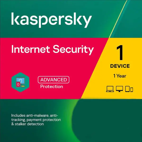 Kaspersky Internet Security 1 Device 1 Year
