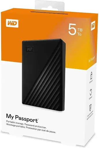 Western Digital My Passport 5TB Black HDD
