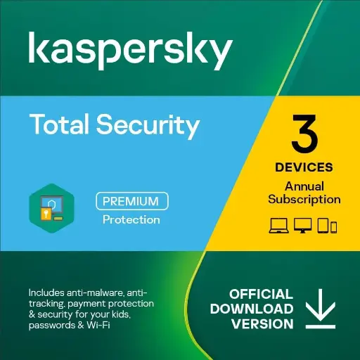 Kaspersky Total Security 3 Devices 1 Year
