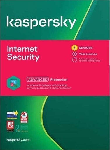 Kaspersky Internet Security 2 User 1 Year
