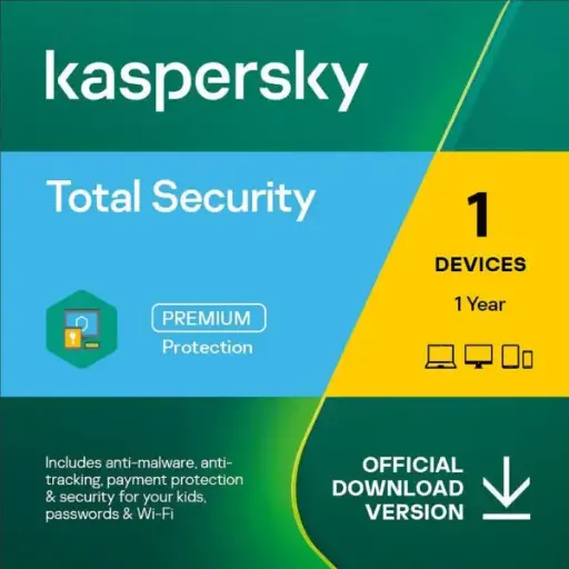 Kaspersky Total Security 1 Device 1 Year
